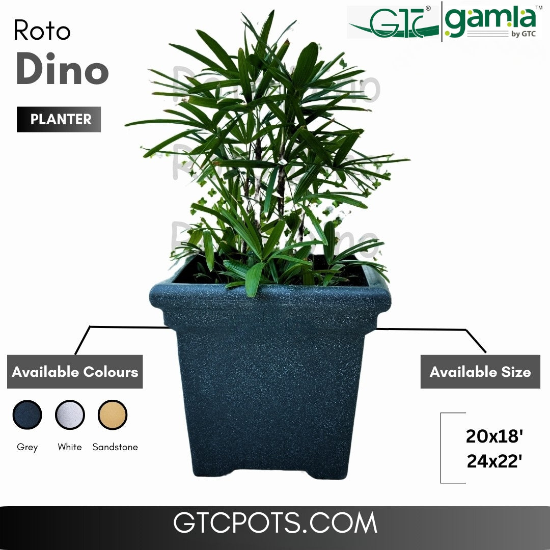 Dino Planter Roto Moulding Suitable for Home, Gardens, Hotels and Resorts