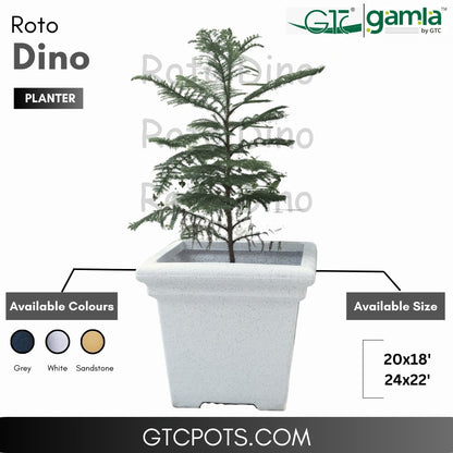 Dino Planter Roto Moulding Suitable for Home, Gardens, Hotels and Resorts